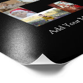 Schwarzweiß-Nummer 2 FotoCollage Fotodruck (Ecke)