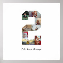 Schwarzweiß-Nummer 2 FotoCollage