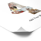 Schwarzweiß-Nummer 4 FotoCollage Fotodruck (Ecke)