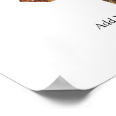 Schwarzweiß-Nummer 4 FotoCollage Poster (Ecke)