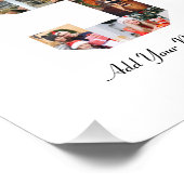 Schwarzweiß-Nummer 5 FotoCollage Fotodruck (Ecke)