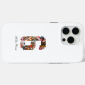 Schwarzweiß-Nummer 6 FotoCollage Case-Mate iPhone Hülle (Rückseite (Horizontal))