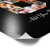 Schwarzweiß-Nummer 6 FotoCollage Fotodruck (Ecke)