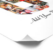 Schwarzweiß-Nummer 6 FotoCollage Fotodruck (Ecke)