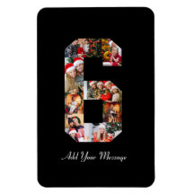 Schwarzweiß-Nummer 6 FotoCollage