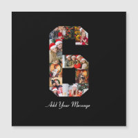 Schwarzweiß-Nummer 6 FotoCollage