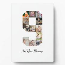 Schwarzweiß-Nummer 9 FotoCollage