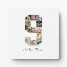 Schwarzweiß-Nummer 9 FotoCollage