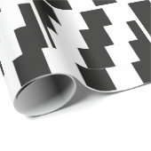 Schwarzweiß-Optik Geschenkpapier (Rolleneckpunkt)