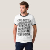 Schwarzweiß-Optik T-Shirt (Vorne ganz)
