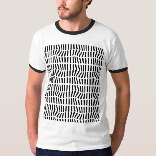 Schwarzweiß-Optik T-Shirt (Vorderseite)