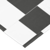 Schwarzweiß-Optik Tischdecke (Schrägansicht)