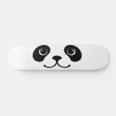 Schwarzweiss-Panda-Tier-Gesichts-Entwurf Skateboard (Horizontal)