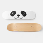 Schwarzweiss-Panda-Tier-Gesichts-Entwurf Skateboard (Horizontal)
