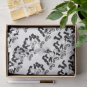 Schwarzweiss-PandaSeidenpapier Seidenpapier (Geschenk)