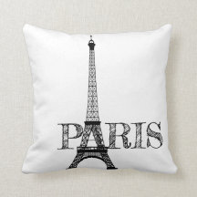 Schwarzweiss-Paris-Eiffelturm