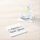 Schwarzweiß Party Paper Untersetzer (Vor Ort)