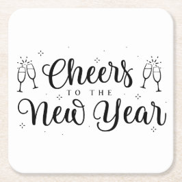 Schwarzweiß Party Paper Untersetzer