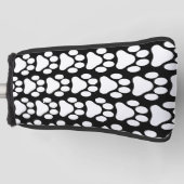 Schwarzweiß-Paw-Druck-Putter-Abdeckung Golf Headcover (Vorderseite)