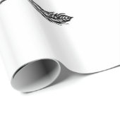 Schwarzweiss-Pfeilgeschenkverpackung Geschenkpapier (Rolleneckpunkt)