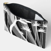 Schwarzweiß-Pflanze Zubehörtasche (Offen)