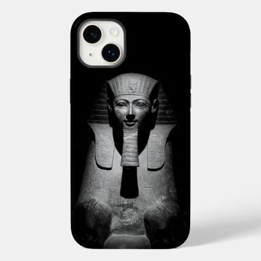 Schwarzweiß-Pharao-König Case-Mate iPhone Hülle (Rückseite)