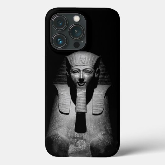 Schwarzweiß-Pharao-König Case-Mate iPhone Hülle (Rückseite)