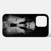 Schwarzweiß-Pharao-König Case-Mate iPhone Hülle (Rückseite (Horizontal))