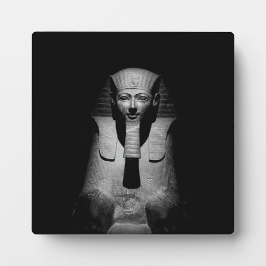 Schwarzweiß-Pharao-König Fotoplatte (Vorderseite)