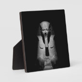 Schwarzweiß-Pharao-König Fotoplatte (Vorderseite)
