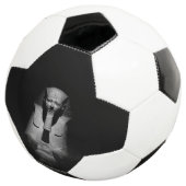 Schwarzweiß-Pharao-König Fußball (Dreiviertel)