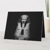 Schwarzweiß-Pharao-König Karte (Rückseite)