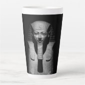 Schwarzweiß-Pharao-König Milchtasse (Vorderseite)