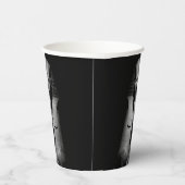 Schwarzweiß-Pharao-König Pappbecher (Rechts)