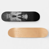 Schwarzweiß-Pharao-König Skateboard (Horizontal)