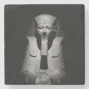Schwarzweiß-Pharao-König Steinuntersetzer