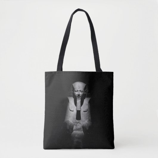 Schwarzweiß-Pharao-König Tasche (Vorderseite)