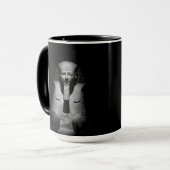 Schwarzweiß-Pharao-König Tasse (Vorderseite Links)