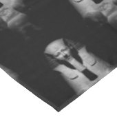 Schwarzweiß-Pharao-König Tischdecke (Schrägansicht)