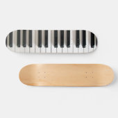Schwarzweiß-Piano-Tastatur Skateboard (Horizontal)