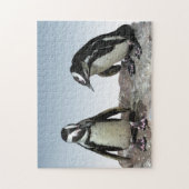 Schwarzweiss-Pinguin-Vogel-Puzzlespiel Puzzle (Vertikal)