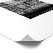 Schwarzweiß-Posterprint Jukebox Poster (Ecke)