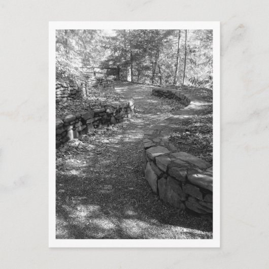 Schwarzweiss-Postkarte Postkarte (Vorderseite)