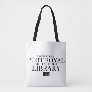 Schwarzweiss-PRHS BIBLIOTHEKS-Taschentasche Tasche