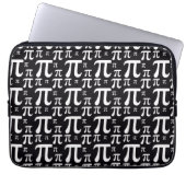 Schwarzweiss-PU-Muster Laptopschutzhülle (Vorderseite)