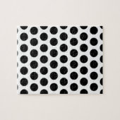 Schwarzweiss-Punkt-Muster Puzzle (Horizontal)