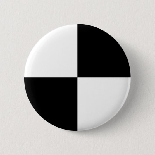 Schwarzweiss-Rechtecke Button (Vorderseite)