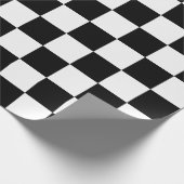 Schwarzweiss-Rechtecke Geschenkpapier (Ecke)