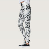 Schwarzweiss-Reihe # 1 Leggings (Links)
