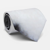 Schwarzweiss-Rindleder-Krawatte Krawatte (Gerollt)